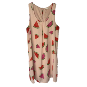 Le Kate Watermelon Slices Print Dress Pink Size Medium